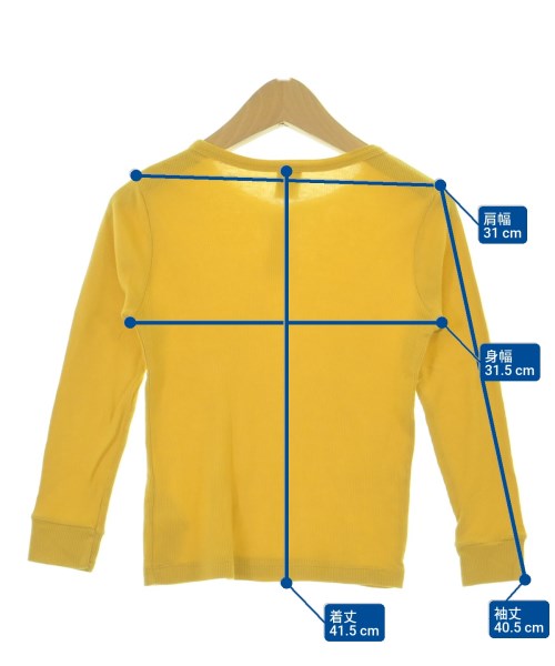 PETIT BATEAU（プチバトー）Tシャツ・カットソー 黄 サイズ:116(7T-8T) キッズ/2200693145042
