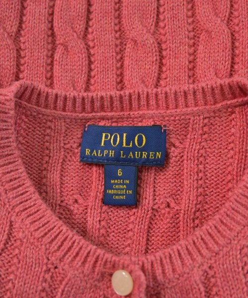 Polo Ralph Lauren（ポロラルフローレン）ニット ピンク サイズ:120(7T-8T) キッズ/2200635419019