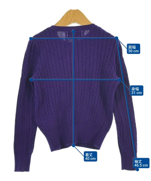 Polo Ralph Lauren（ポロラルフローレン）ニット 紫 サイズ:120(7T-8T) キッズ/2200636550094