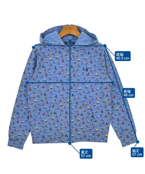 Polo Ralph Lauren（ポロラルフローレン）パーカー 青 サイズ:150(13T-14T) キッズ/2200620244602
