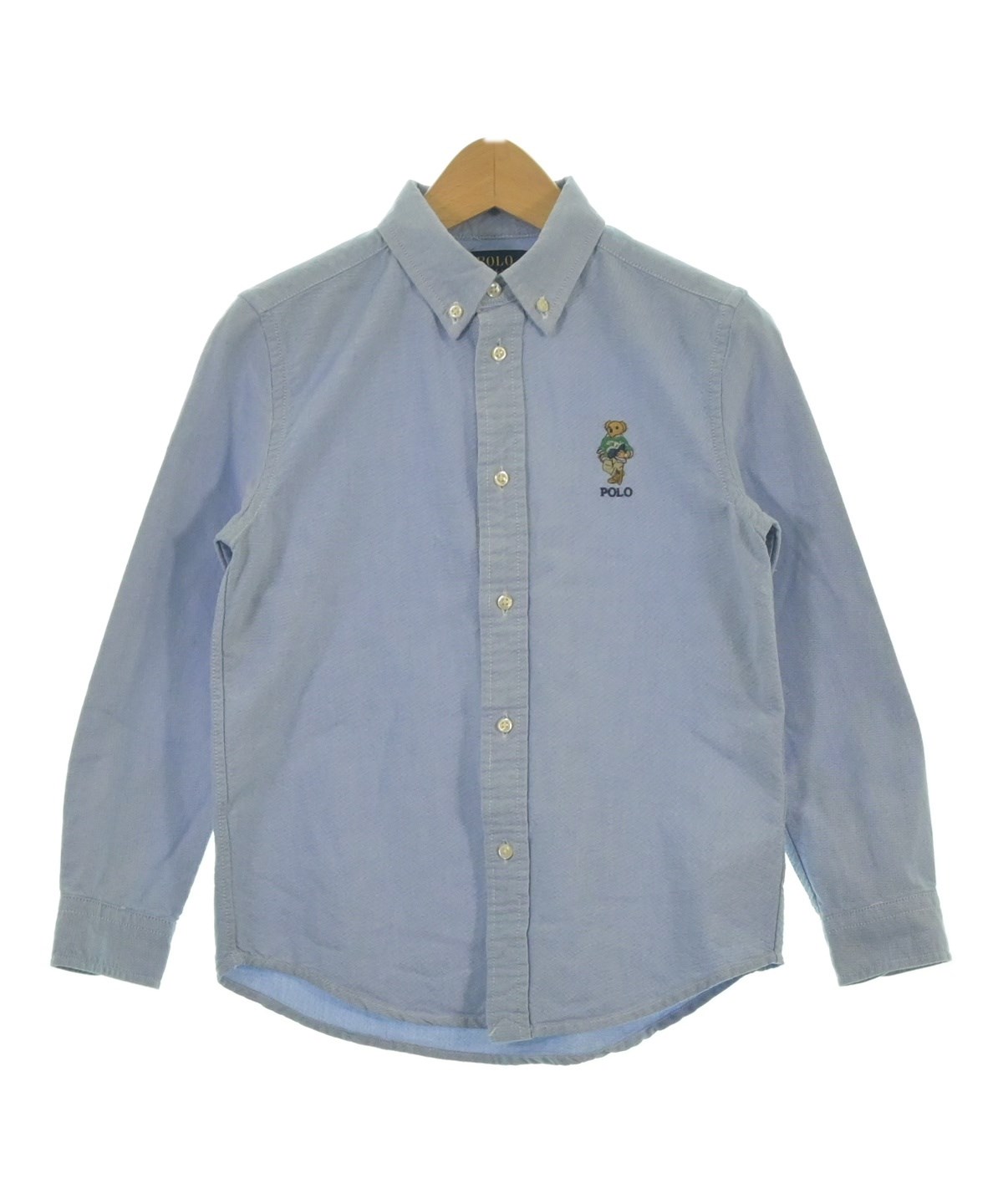 Polo Ralph Lauren（ポロラルフローレン）シャツ 青 サイズ:120(7T-8T