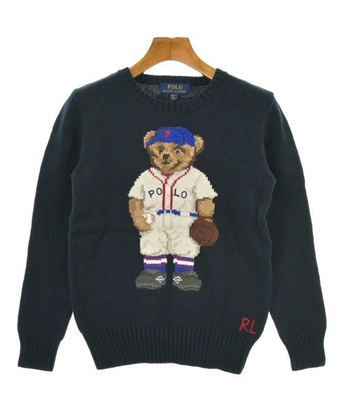 Polo Ralph Lauren(ポロラルフローレン)ニット 紺 サイズ:M(120cm位)/2200615030203