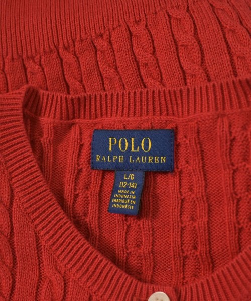 Polo Ralph Lauren（ポロラルフローレン）ニット 赤 サイズ:150(13T-14T) キッズ/2200612007031