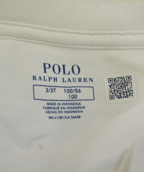 Polo Ralph Lauren（ポロラルフローレン）Tシャツ・カットソー 白 サイズ:100(3T-4T) キッズ/2200617273134