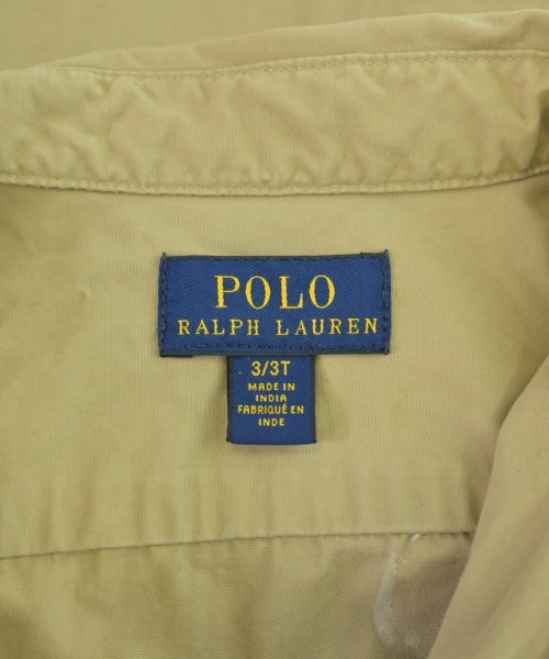 Polo Ralph Lauren（ポロラルフローレン）シャツ ベージュ サイズ:100(3T-4T) キッズ/2200546433524