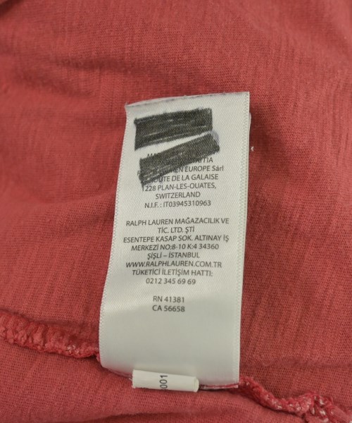 Polo Ralph Lauren（ポロラルフローレン）Tシャツ・カットソー 赤 サイズ:110(5T-6T) キッズ/2200546433531