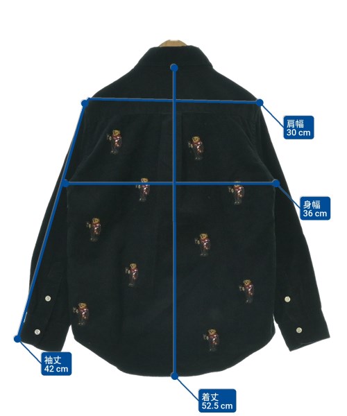 Polo Ralph Lauren（ポロラルフローレン）シャツ 黒 サイズ:120(7T-8T) キッズ/2200669480085