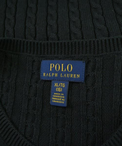 Polo Ralph Lauren（ポロラルフローレン）ニット 黒 サイズ:XL(140cm位) キッズ/2200673329042