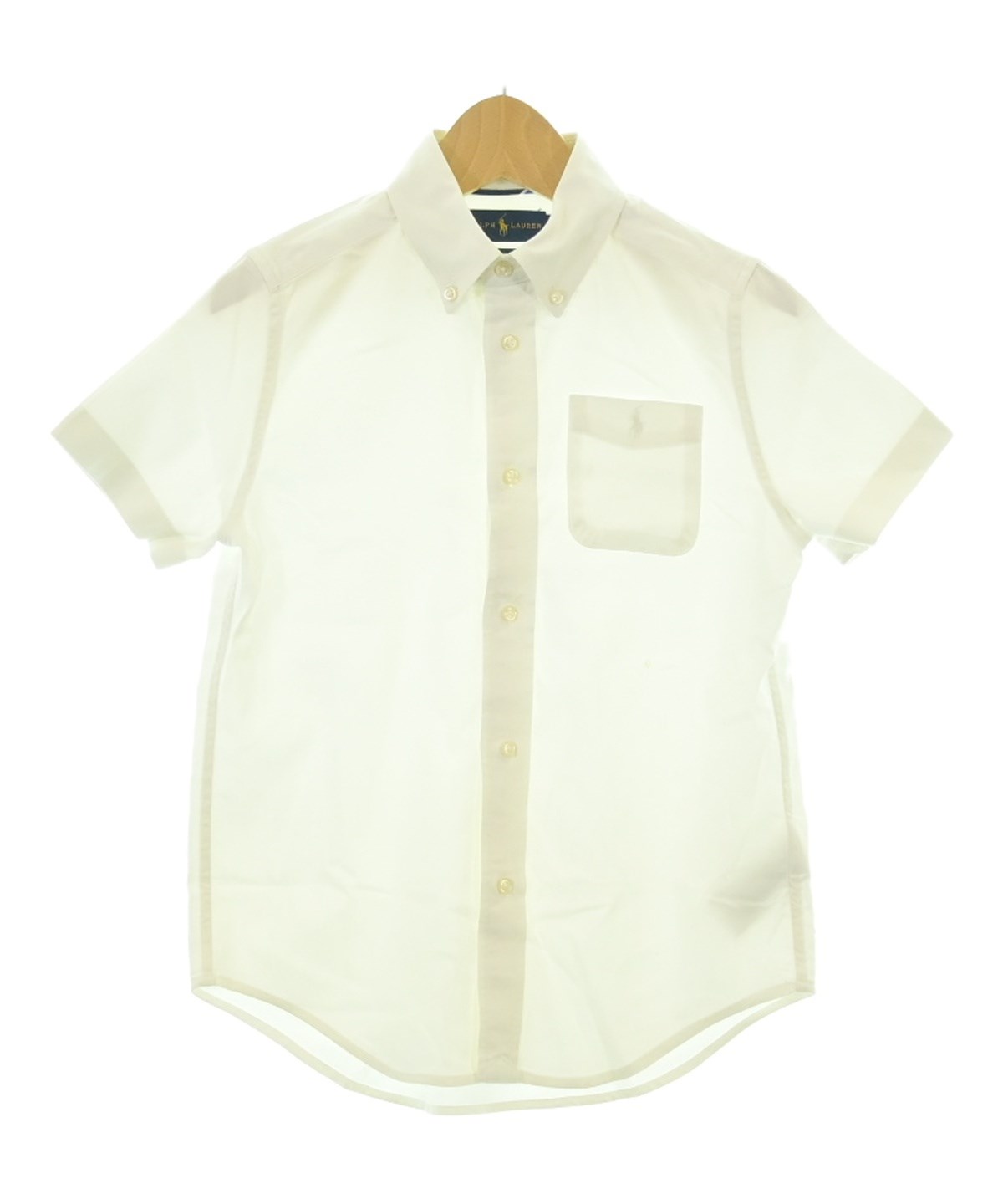 Polo Ralph Lauren（ポロラルフローレン）シャツ 白 サイズ:130(9T-10T