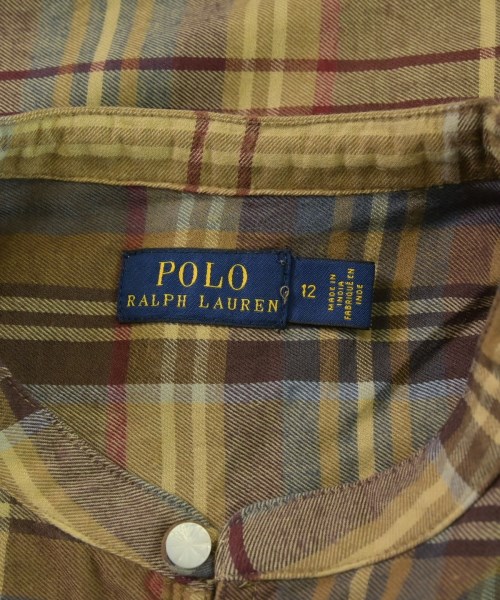 Polo Ralph Lauren（ポロラルフローレン）シャツ 茶 サイズ:12(140cm位) キッズ/2200673971029