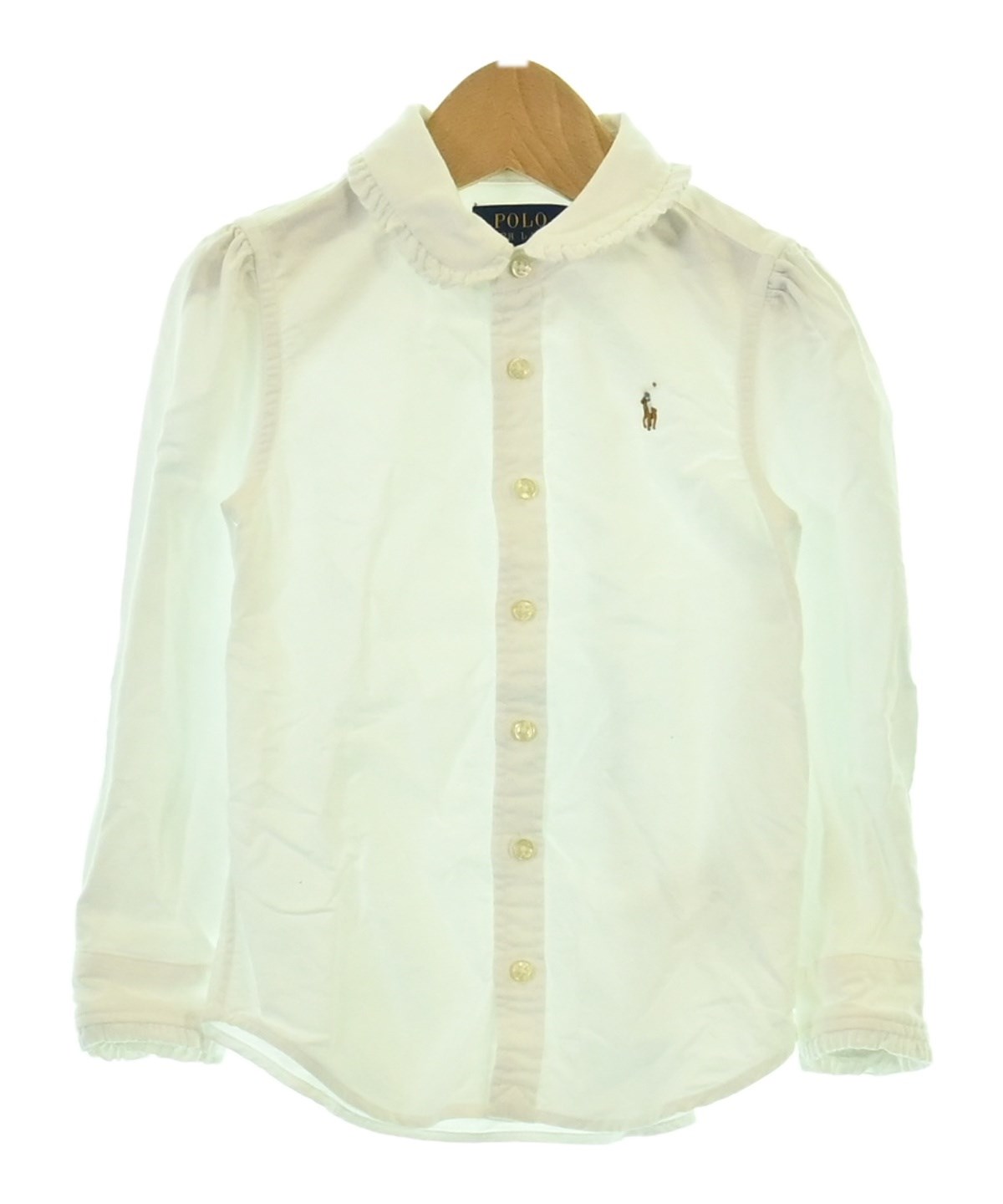 Polo Ralph Lauren（ポロラルフローレン）シャツ 白 サイズ:110(5T-6T
