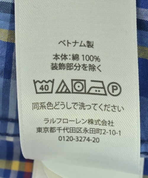 Polo Ralph Lauren（ポロラルフローレン）シャツ 青 サイズ:115(7T-8T) キッズ/2200679804215