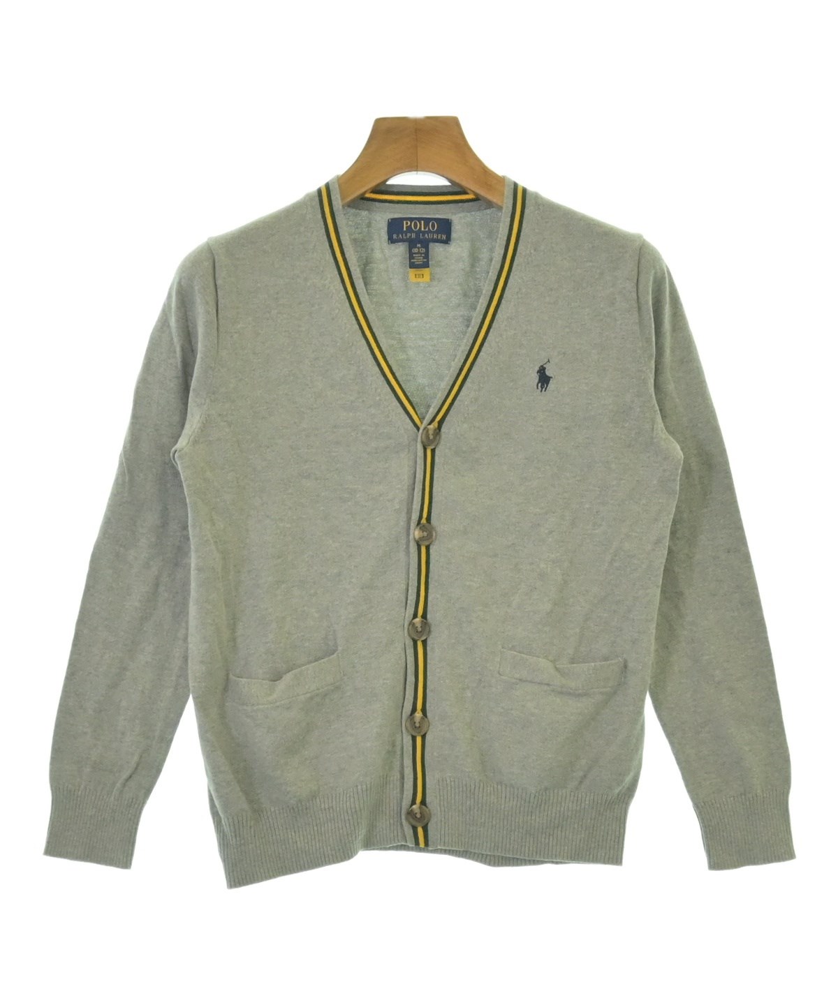 新品　RUSSELUNO RETRO LINE POLO サイズ4 Polo Ralph Lauren（ポロラルフローレン）ニット グレー サイズ:150