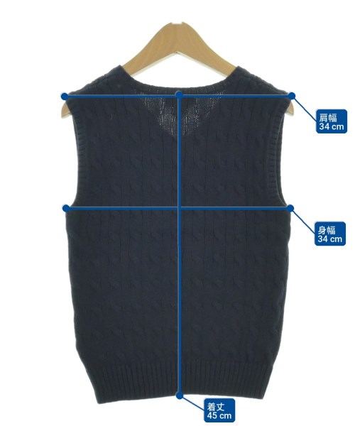 Polo Ralph Lauren（ポロラルフローレン）ニット 紺 サイズ:130(9T-10T) キッズ/2200693844150