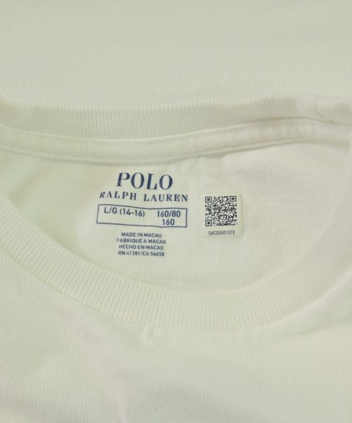 Polo Ralph Lauren（ポロラルフローレン）Tシャツ・カットソー 白 サイズ:160(15T-16T) キッズ/2200694627028