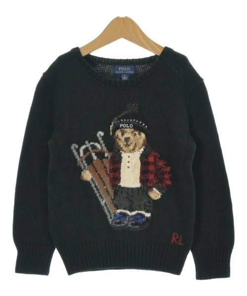 Polo Ralph Lauren(ポロラルフローレン)ニット 黒 サイズ:120(7T-8T)/2200694117017