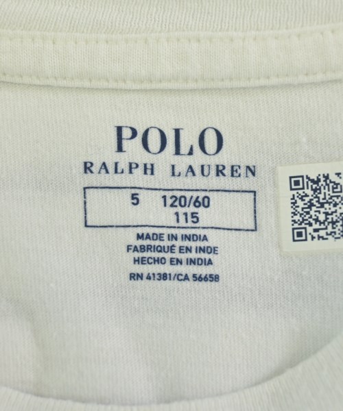 Polo Ralph Lauren（ポロラルフローレン）Tシャツ・カットソー 白 サイズ:120(7T-8T) キッズ/2200694117086