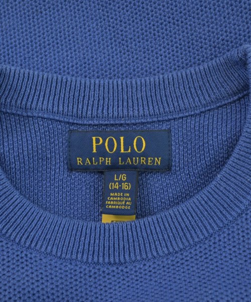 Polo Ralph Lauren（ポロラルフローレン）ニット 青 サイズ:150(13T-14T) キッズ/2200696634062