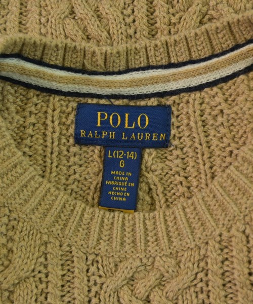 Polo Ralph Lauren（ポロラルフローレン）ニット ベージュ サイズ:L(130cm位) キッズ/2200644940061