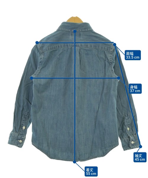 Polo Ralph Lauren（ポロラルフローレン）シャツ 青 サイズ:110(5T-6T) キッズ/2200655763048