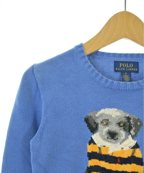 Polo Ralph Lauren（ポロラルフローレン）ニット 青 サイズ:120(7T-8T) キッズ/2200655798156