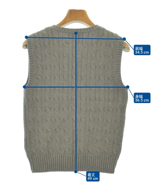 Polo Ralph Lauren（ポロラルフローレン）ニット グレー サイズ:140(11T-12T) キッズ/2200708399040