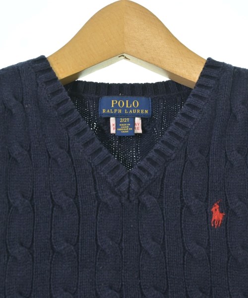 Polo Ralph Lauren（ポロラルフローレン）ニット 紺 サイズ:90(24M) キッズ/2200709498056