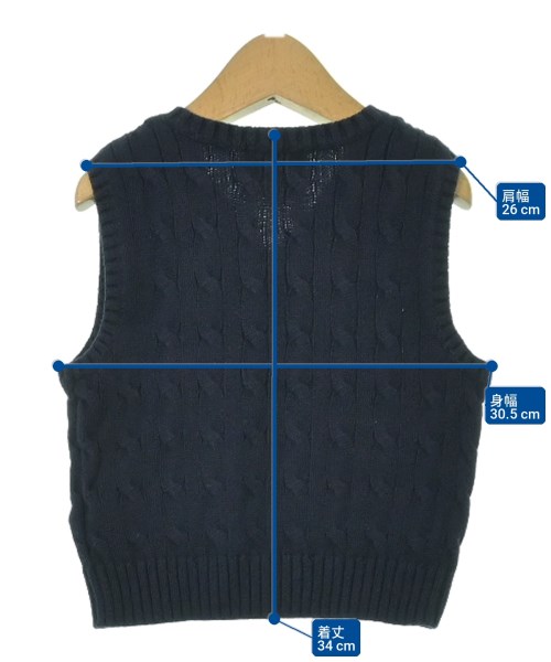 Polo Ralph Lauren（ポロラルフローレン）ニット 紺 サイズ:90(24M) キッズ/2200709498056