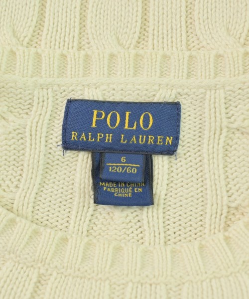 Polo Ralph Lauren（ポロラルフローレン）ニット 白 サイズ:120(7T-8T) キッズ/2200717318438