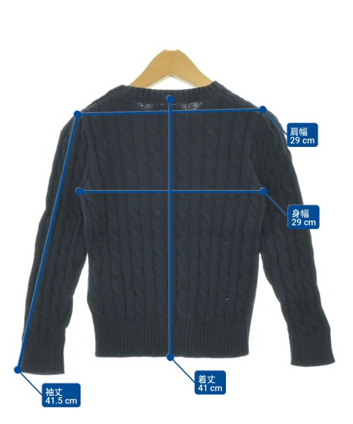 Polo Ralph Lauren（ポロラルフローレン）ニット 紺 サイズ:120(7T-8T) キッズ/2200717318445