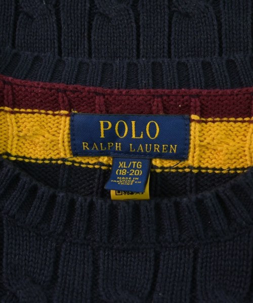 Polo Ralph Lauren（ポロラルフローレン）ニット 紺 サイズ:170(17T-18T) キッズ/2200639512051