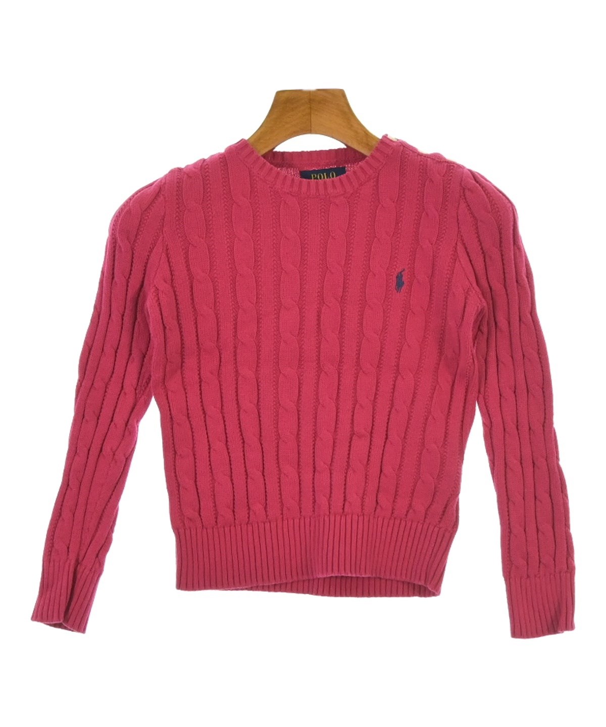Polo Ralph Lauren（ポロラルフローレン）ニット ピンク サイズ:125(9T