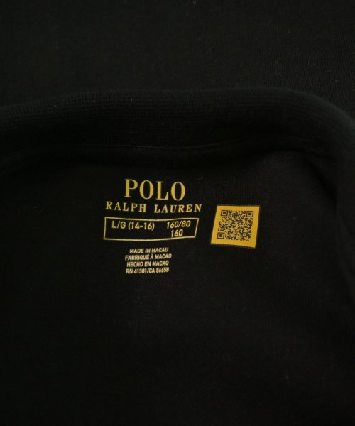 Polo Ralph Lauren（ポロラルフローレン）スウェット 黒 サイズ:L(130cm位) キッズ/2200634240034