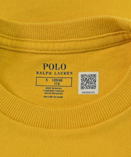 Polo Ralph Lauren（ポロラルフローレン）Tシャツ・カットソー 黄 サイズ:115(7T-8T) キッズ/2200642914033