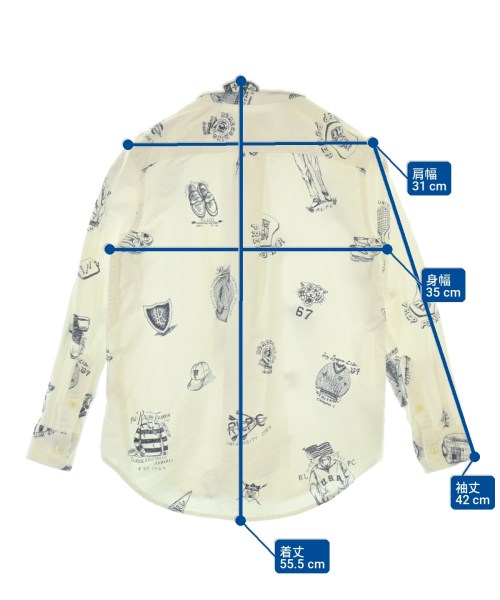 Polo Ralph Lauren（ポロラルフローレン）シャツ 白 サイズ:120(7T-8T) キッズ/2200703175083