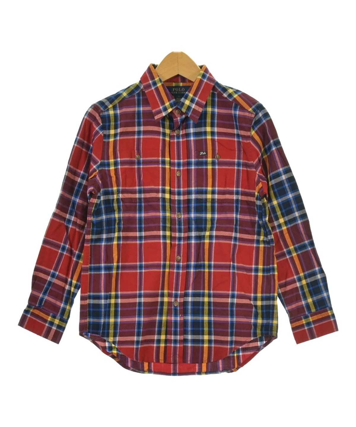 Polo Ralph Lauren（ポロラルフローレン）シャツ 赤 サイズ:130(9T-10T