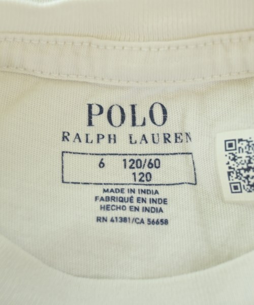 Polo Ralph Lauren（ポロラルフローレン）Tシャツ・カットソー 白 サイズ:120(7T-8T) キッズ/2200662728092