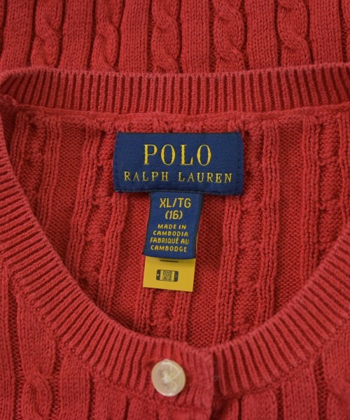 Polo Ralph Lauren（ポロラルフローレン）ニット 赤 サイズ:160(15T-16T) キッズ/2200667688063