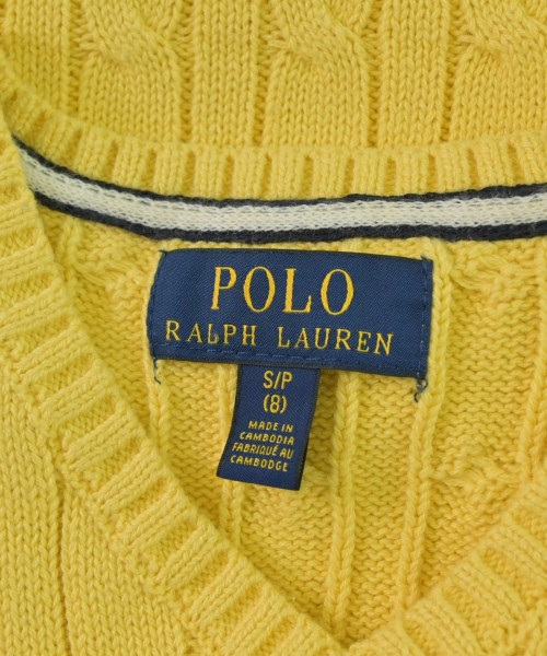 Polo Ralph Lauren（ポロラルフローレン）ニット 黄 サイズ:140(11T-12T) キッズ/2200657278038