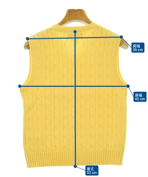 Polo Ralph Lauren（ポロラルフローレン）ニット 黄 サイズ:140(11T-12T) キッズ/2200657278038