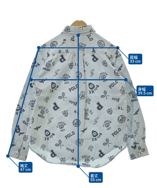 Polo Ralph Lauren（ポロラルフローレン）シャツ 青 サイズ:140(11T-12T) キッズ/2200667445093