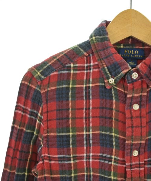 Polo Ralph Lauren（ポロラルフローレン）シャツ 赤 サイズ:130(9T-10T) キッズ/2200667445109