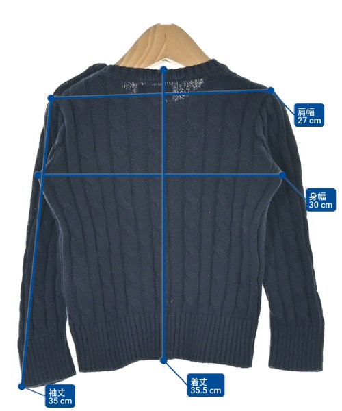 Polo Ralph Lauren（ポロラルフローレン）ニット 紺 サイズ:100(3T-4T) キッズ/2200730180180