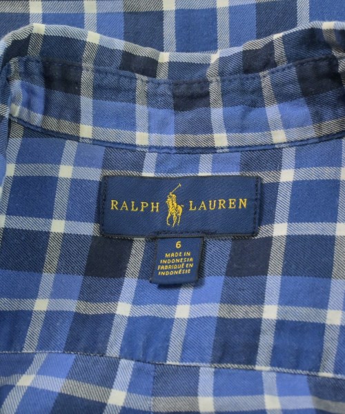 Polo Ralph Lauren（ポロラルフローレン）シャツ 青 サイズ:120(7T-8T) キッズ/2200720110104