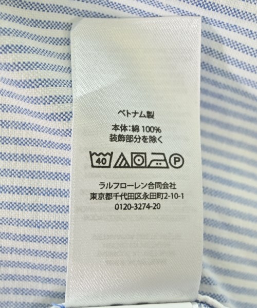Polo Ralph Lauren（ポロラルフローレン）シャツ 青 サイズ:130(9T-10T) キッズ/2200723274056
