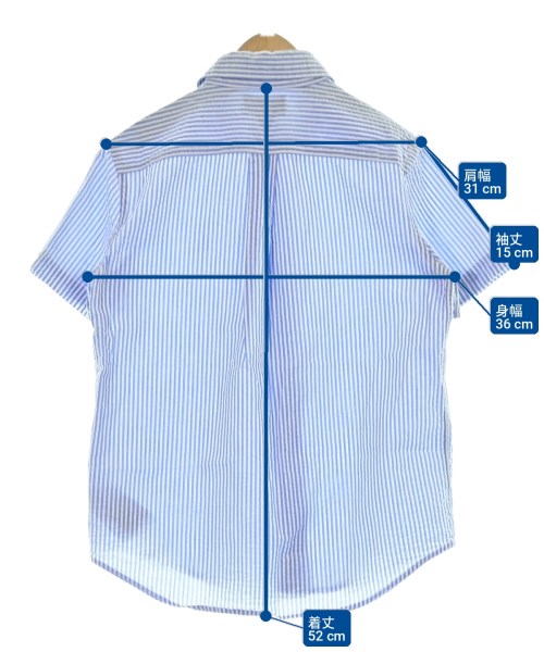 Polo Ralph Lauren（ポロラルフローレン）シャツ 青 サイズ:120(7T-8T) キッズ/2200720525175