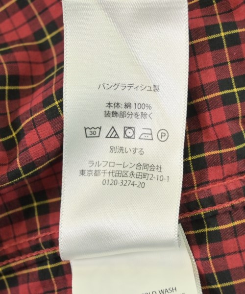 Polo Ralph Lauren（ポロラルフローレン）シャツ 赤 サイズ:160(15T-16T) キッズ/2200719270017