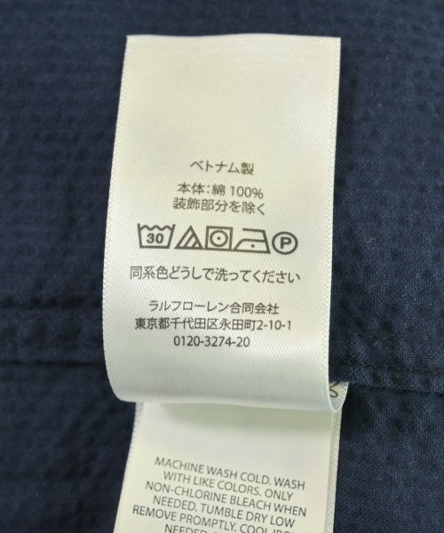 Polo Ralph Lauren（ポロラルフローレン）シャツ 紺 サイズ:160(15T-16T) キッズ/2200719270031