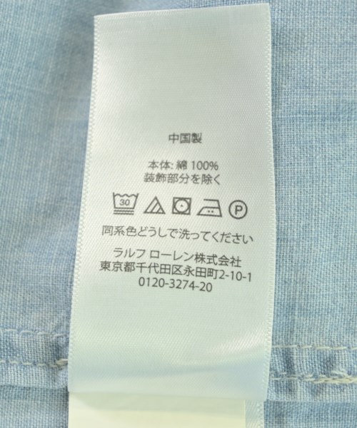 Polo Ralph Lauren（ポロラルフローレン）シャツ 青 サイズ:150(13T-14T) キッズ/2200719270055