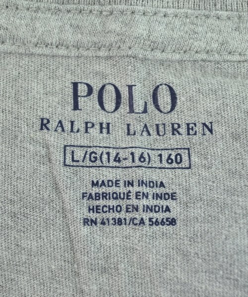 Polo Ralph Lauren（ポロラルフローレン）Tシャツ・カットソー グレー サイズ:160(15T-16T) キッズ/2200678124093